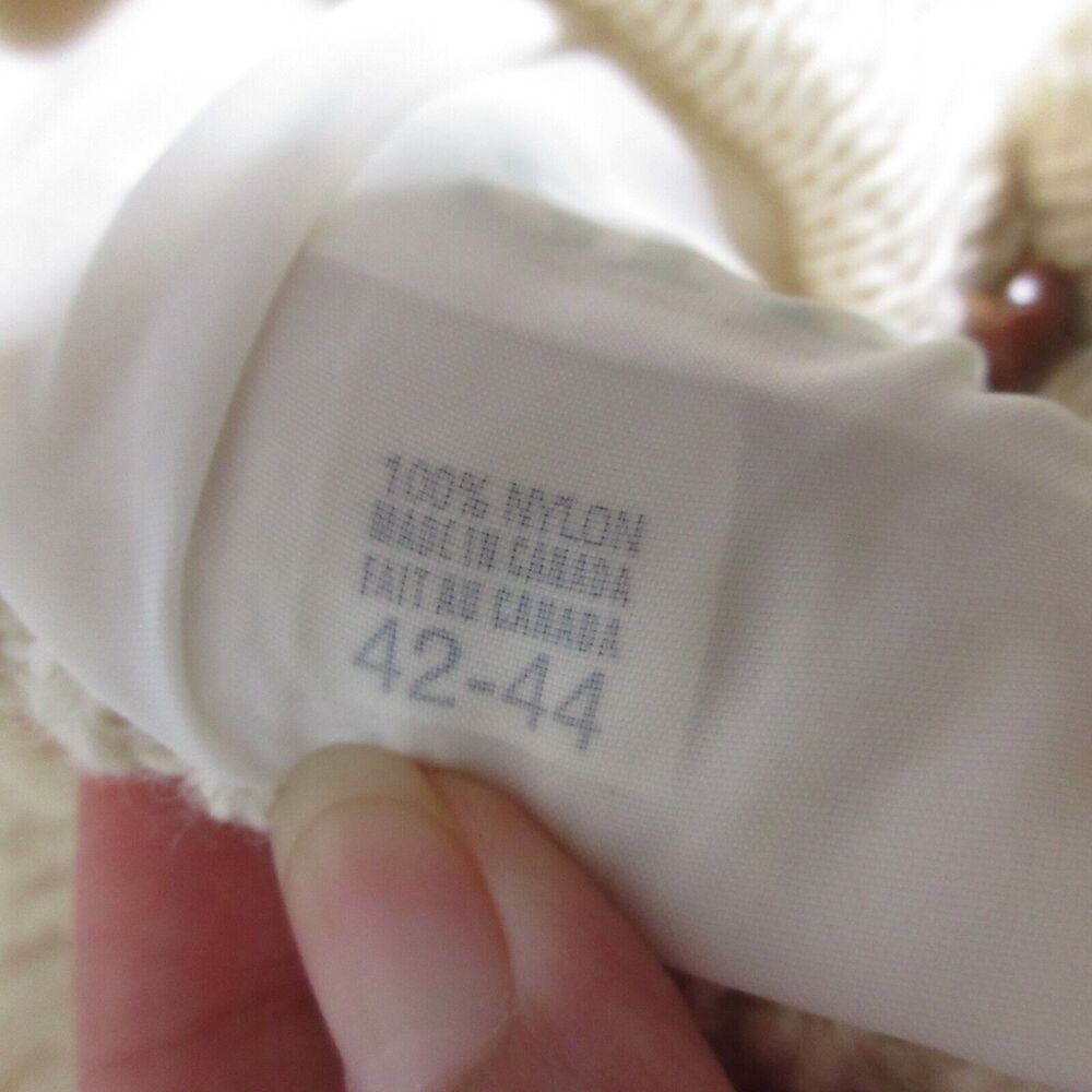 Cashs of Ireland Cardigan Women Large Pure Wool Ireland Fisherman Lined RARE - Picture 8 of 10